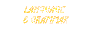 Language and Grammar