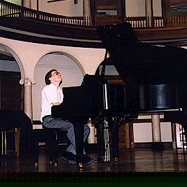 The artist performing 'Bouy' from latest CD 'Spontaneous Variations'