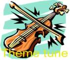 Theme tune - Scots Wha' Hae - Bruch's classical version. Click for music details.