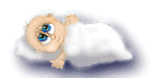 Little sleeping baby graphic