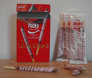 Fraise au Chocolat Pocky Decorer