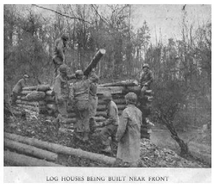 Building log houses