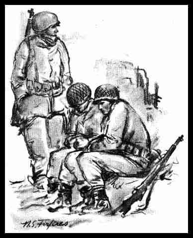 "Our feet were frozen."