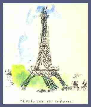 "Lucky ones got to Paris"