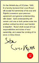 The new Rosen-Satan contract