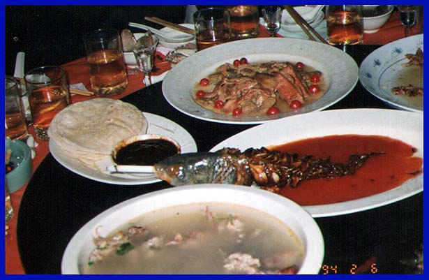 To prove that the fish is still alive, gasping for air, a cigarette is placed inthe mouth
