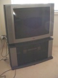 LG 80cm TV + Cabinet