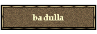 badulla