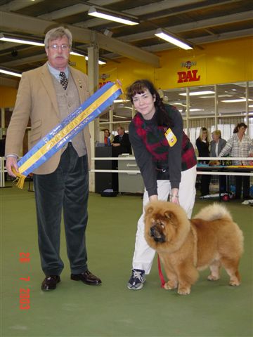 TT winning BIS at the 2003 Non-Sporting Show