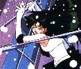 Pluto attacks an enemy in the S movie