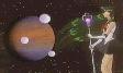 Sailor Pluto with her planet
