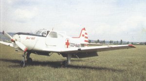 The air-ambulance Yak - 18T. 