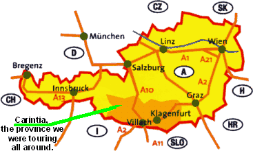 Austria's map.