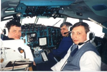 On a captain upgrade training in April 1996.