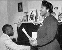 Thomas Dorsey with Mahalia