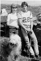 in Scotland with Paul's sheepdog Martha