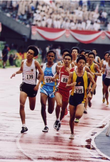 Lim Zirui enroute to his 1500 m bronze