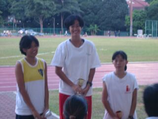 400 m Hurdles Women Open award ceremony
