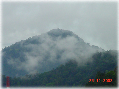 a view of the mountain