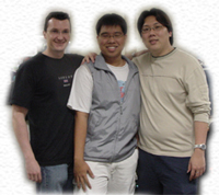 Jared, Dwayne and me