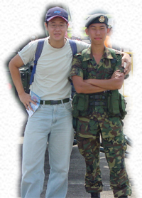 Wee Keat and another friend...