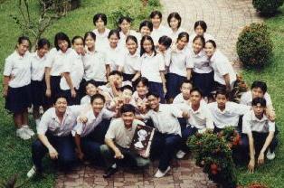 Group Photo taken with Mr Chai @ his farewell party