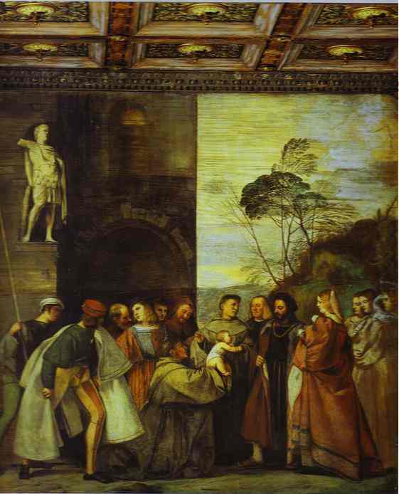 Titian - The Miracle of the NewBorn