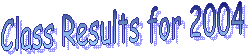 Class Results for 2004