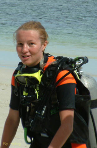 Mia_First_Dive