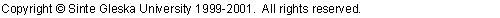 Image: Sinte Gleska University copyright notice