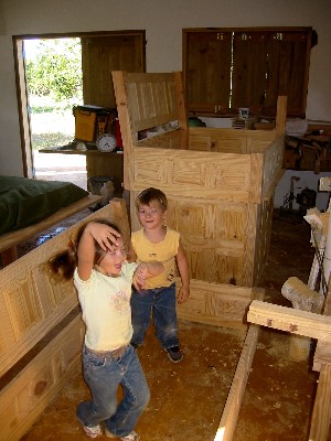 kids dancing in the shop