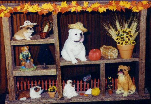 Small Bulldog Shadow Box