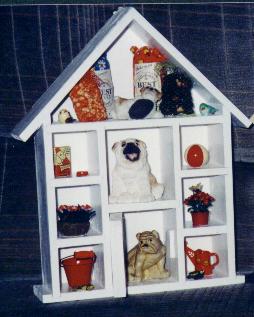 Small Bulldog Shadow Box