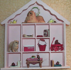 Pomeranian Shadow Box