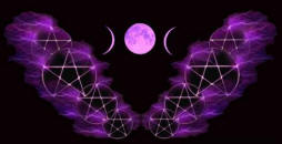 Goddess Symbol + Pentacles