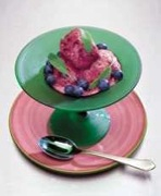 lemon blueberry sorbet