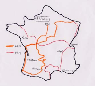 Our 1998 & 2001 routes