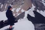  Sheila wonders what she got herself into; hiking in the Rockies in June (Molar Pass to South Molar Pass)