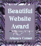 Arlana's Beautiful Website Award