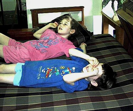 Vincent and Kathryn in futon store