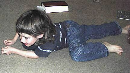 Vincent crawling