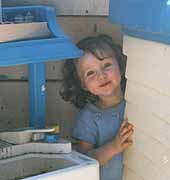 Rebecca hiding