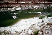 LEFT - LOWER 18 MILE WASH. (LOWER) CC=40. ROCK LEDGES. 1975. NPS,  BORDEN.