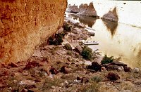 LEFT - GEORGIES BEACH 26.2. CC=40. CAVES: MORNING SHADE. 1975. NPS,  BORDEN.