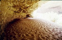LEFT - ROCK POINT CAVE 33.9 (LOWER) CC=30. LARGE CAVE.1975. NPS,  BORDEN.