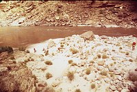 LEFT - ELVES CHASM (UPPER) CC=25. BELOW ELVES CHASM. 1975. NPS, BORDEN.<br>