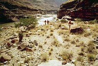 LEFT - 120.5 MILE (UPPER) CC=30. MARGINAL. VERY ROCKY. 1975. NPS, BORDEN.<br>