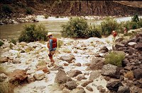 LEFT - 133.0 MILE. REJECTED. SMALL. ROCKY. PLANT INVASION. 1975. NPS, BORDEN.<br>