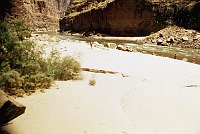 RIGHT - 160.7 MILE. CC=15. LOSS OF CAMPSITE BY EROSION. 1975. NPS, BORDEN.