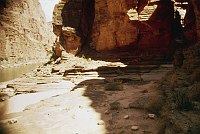 LEFT -  164 MILE CREEK (UPPER) CC=30. LEDGE CAMPSITE. 1975. NPS, BORDEN.